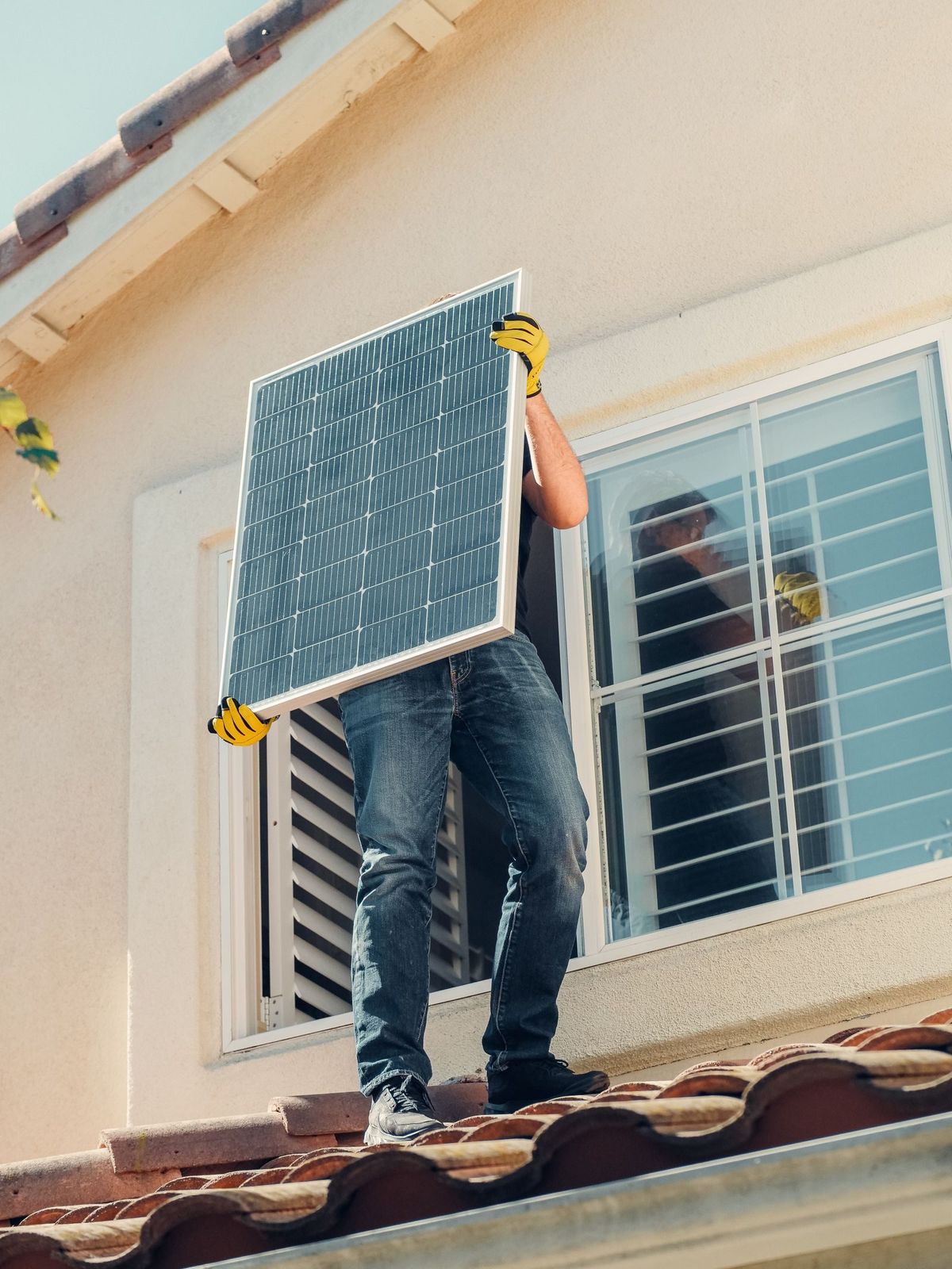 Équipe GTP Solaire en intervention